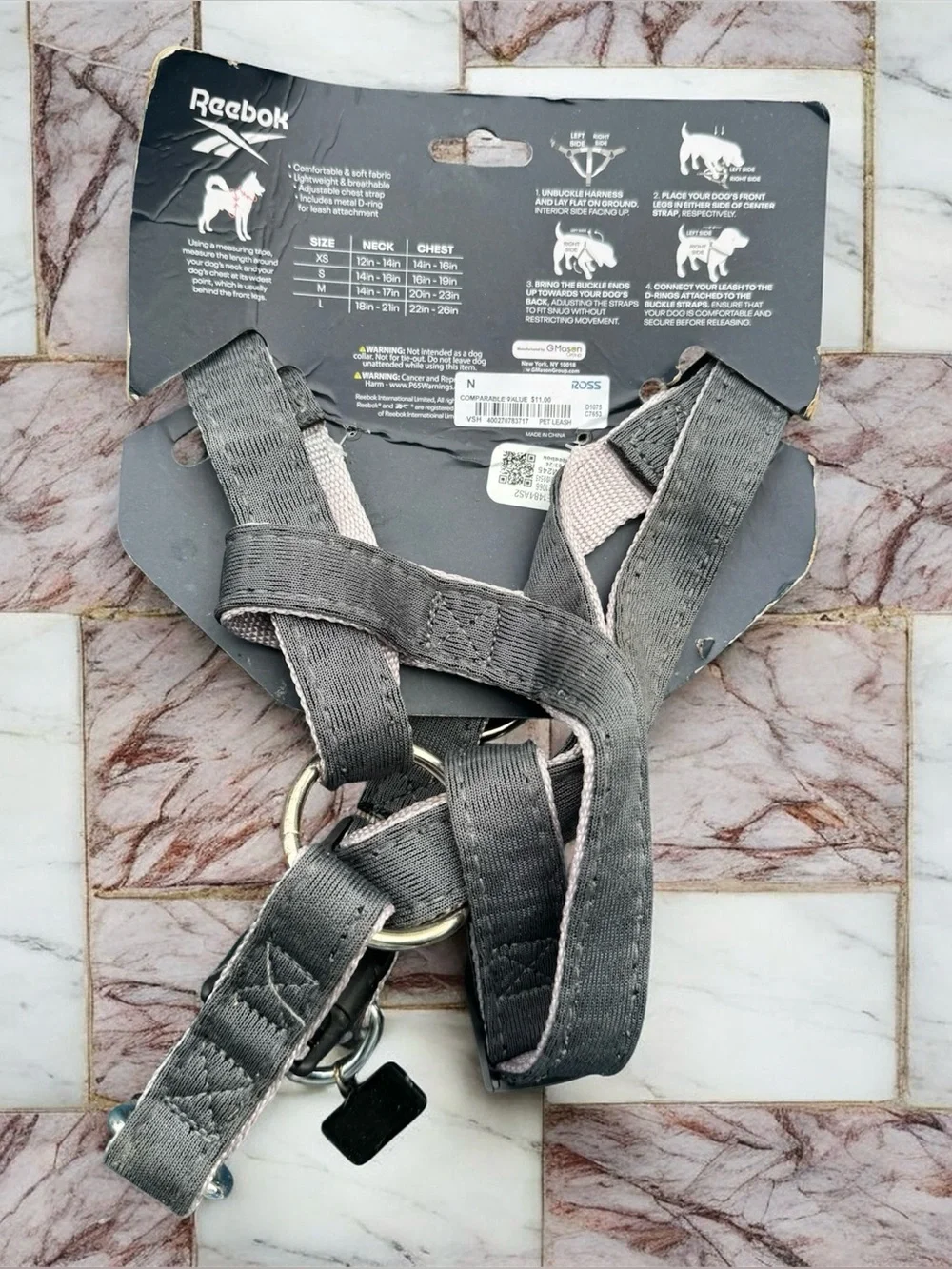 Reebok Dog Walking Harness